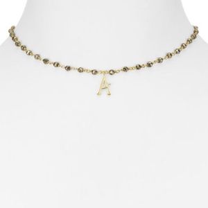 Ela Rae Natalie “A” Initial Pendant Necklace NWOT